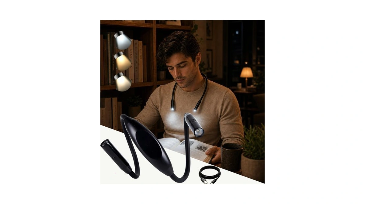 Yeelight Book Light For Reading At Night, 3-color & 4-brightness