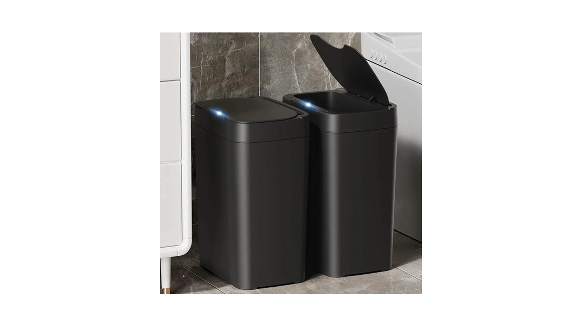 Vanpopubs 2 Pack 2.7 Gal Bathroom Trash Can With Lid,