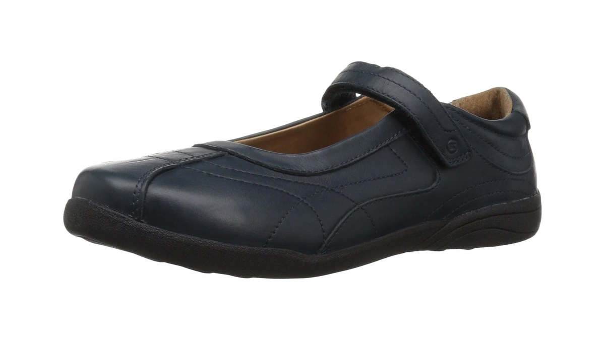 Stride Rite Girls Claire Mary Jane Shoes For Kids Navy,