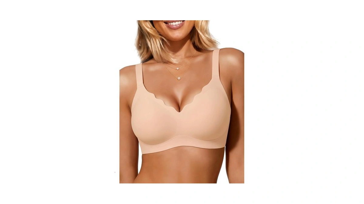 Cocomarts Jelly Bras For Women No Underwire Push Up Bra