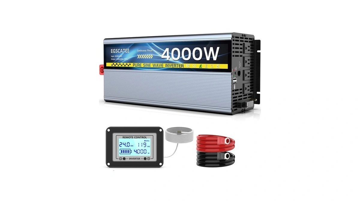 24v 4000w Pure Sine Wave Inverter 24v Dc To 110v/120v