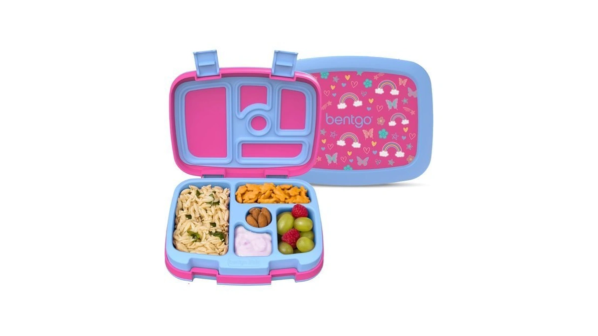 Bentgo Kids Prints Leak-proof 5-compartment Bento-style Kids Lunch Box