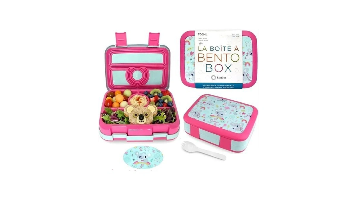 Amazon : Kinsho Bento Lunch Box For Kids Toddlers