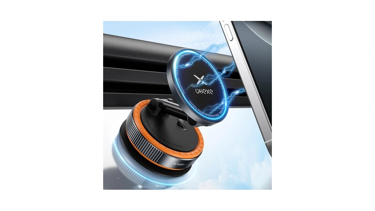 Ukexe Vacuum Magnetic Phone Holder For You Car 360° Adjustable