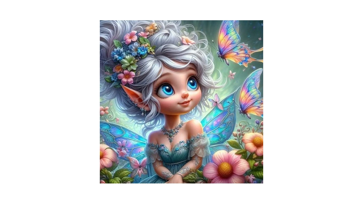Ekuxom Fairy Diamond Art Kits For Adults-5d Elf Girl Diamond