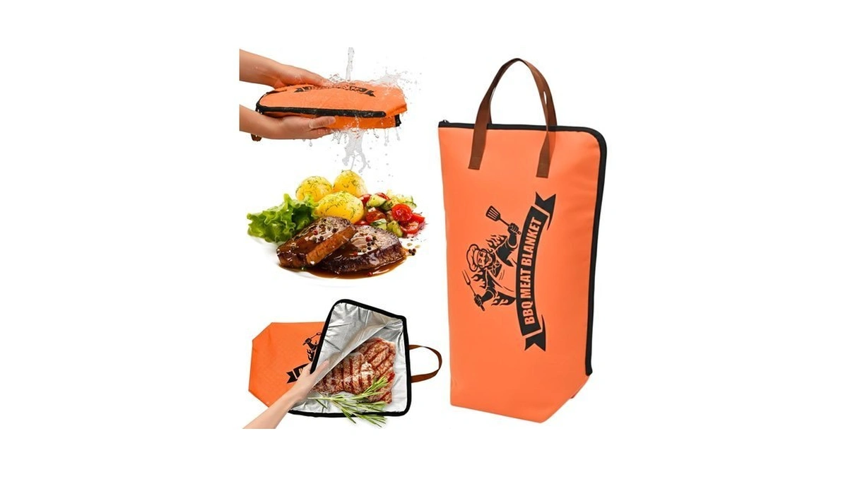 Cookhdiy Insulated Bbq Meat Resting Blanket, Heavy-duty Meat Resting Bag
