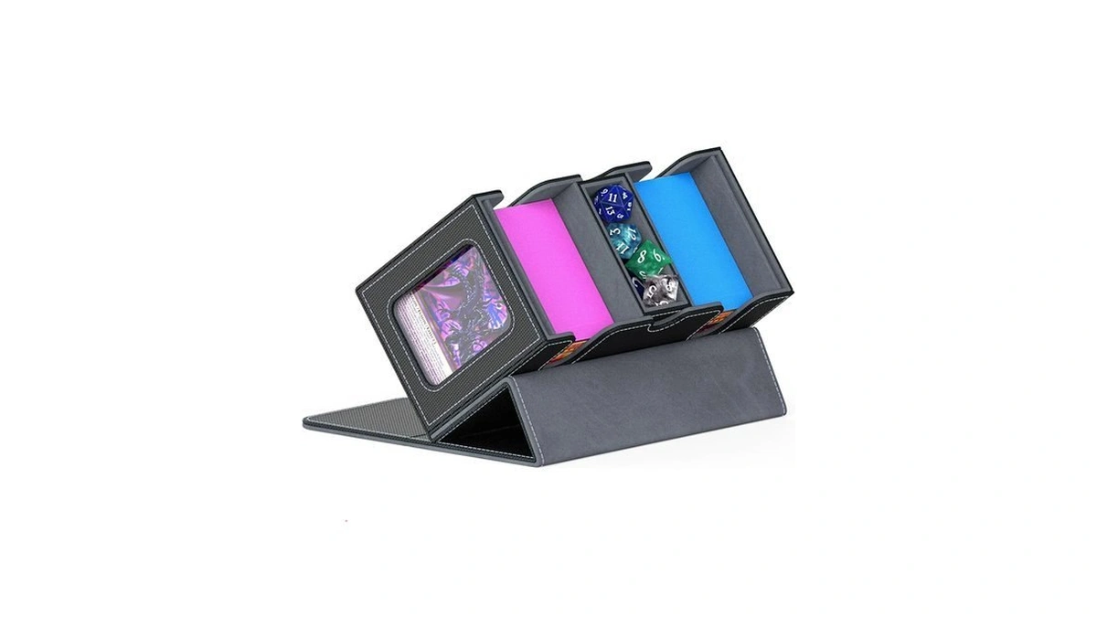 Topmade Card Deck Box With Commander Display, Trading Card Storage