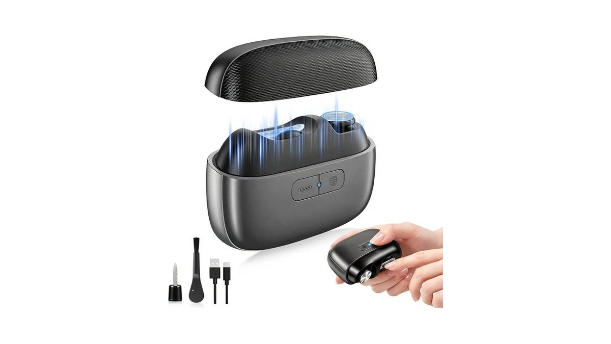Electric Nail Clipper 3-in-1, Automatic Nail Trimmer With Grinding Heads