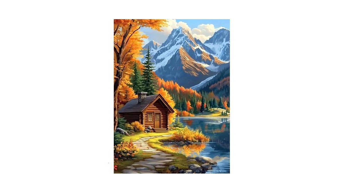 Mountain Diamond Painting Kit For Adults Landscape Diy Full Drill
