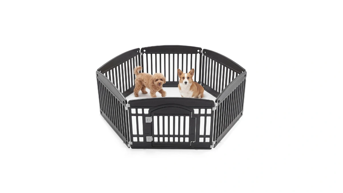 Newbulig Inch Panels Dog Playpen Plastic Pet ...