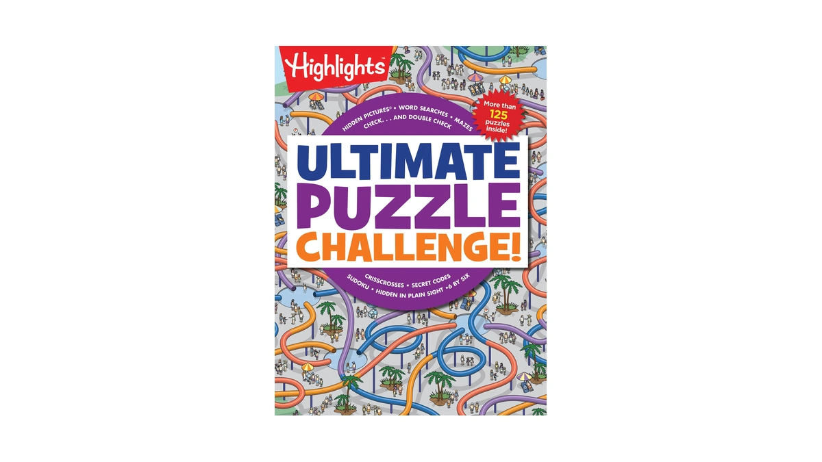 Ultimate Puzzle Challenge!: 125+ Brain Games For Kids, Mazes, Brain