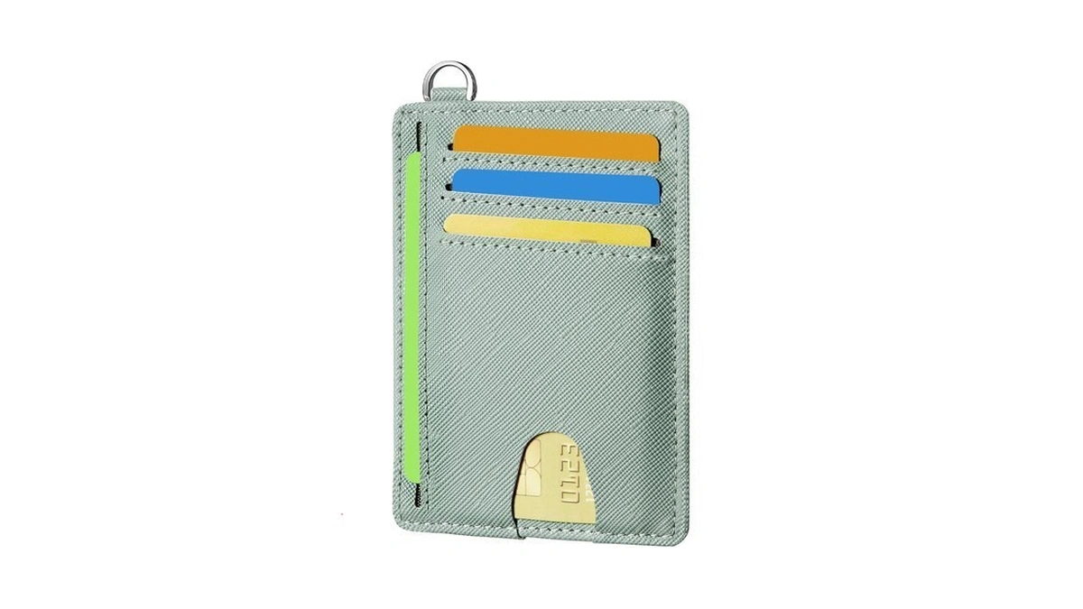 Mayski Slim Wallet, Credit Card Holder For Women, Minimalist Front