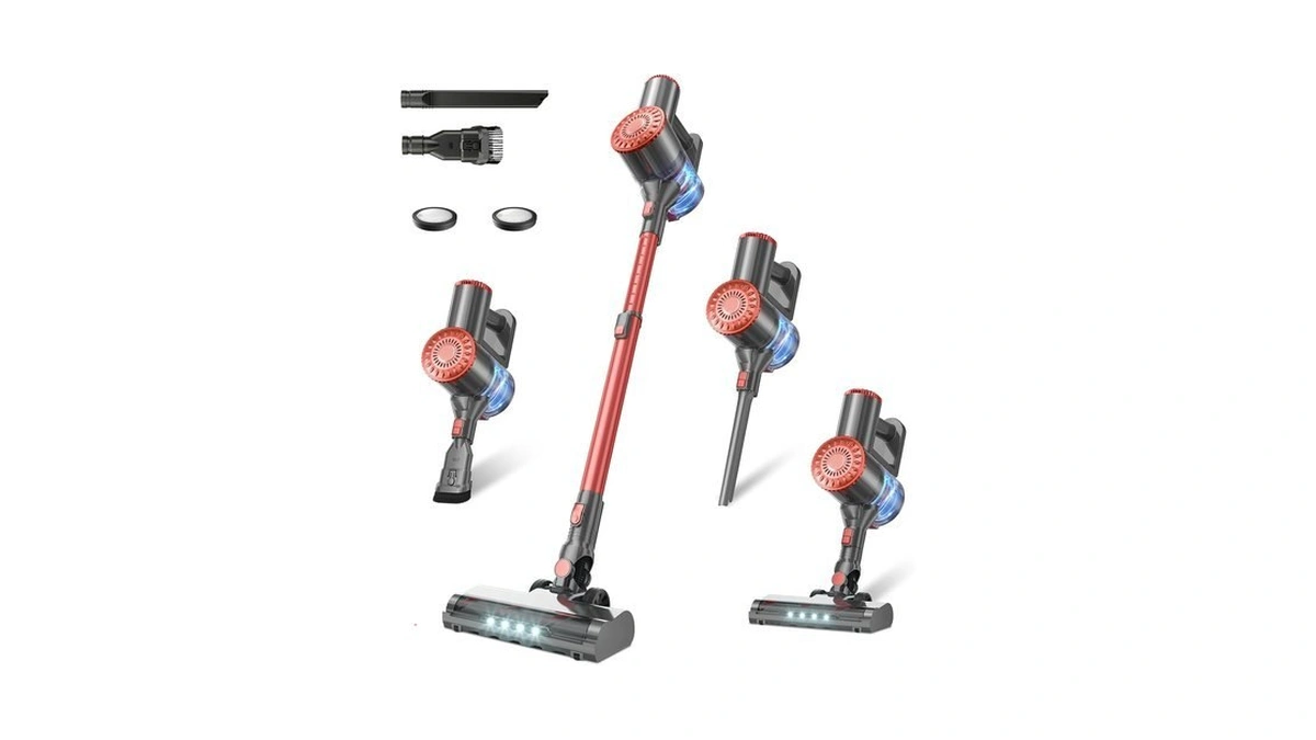 Tipdiy Cordless Vacuum Cleaner With 45kpa 45mins For Hard Floor