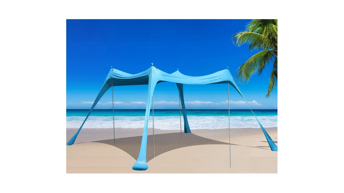 Family Beach Tent Canopy Sun Shade, Pop Up Grande Beach