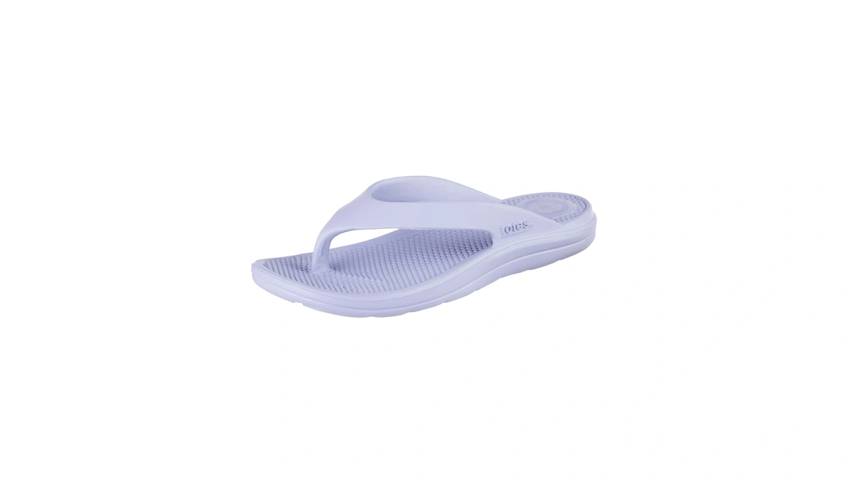 Totes Women's Everywear Ara Thong Sandal, Periwinkle, 10