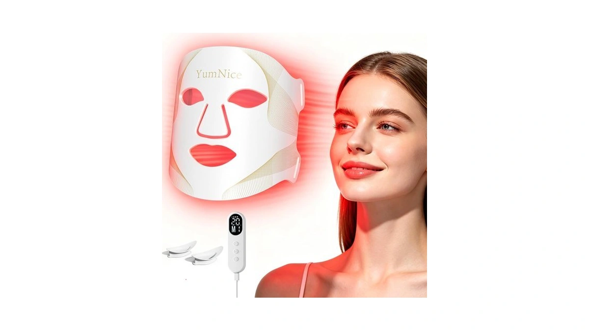 Yumnice Red Light Therapy For Face, 8 Modes Portable Red
