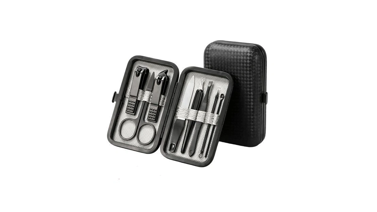 8-pc Manicure Set,stocking Stuffers For Men,teen Boy,gift Ideal For Husband