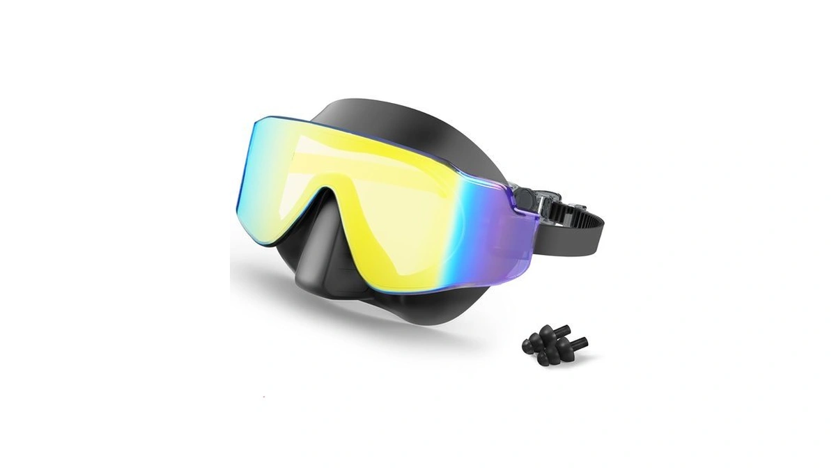Keary Adult Swimming Goggles With Nose Cover For Men Women
