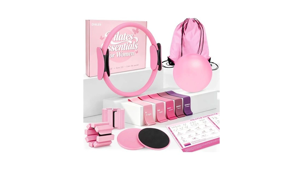 Pilates Kit For Women With Pilates Ring For Home Workouts