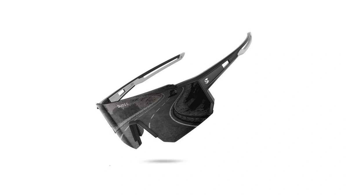 Suoso Polarized Sports Sunglasses For Men Tr90 Lightweight Running Glasses