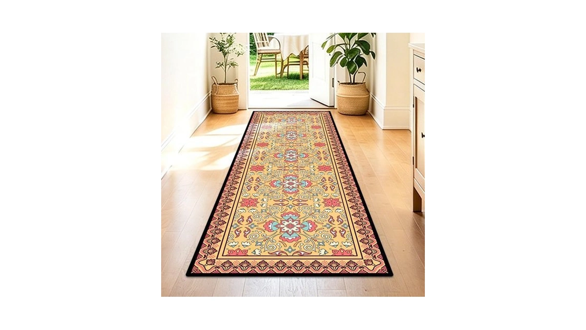 Washable Corridor Runner Rug, Non-slip Hallway Rug With Upgrade Rubber