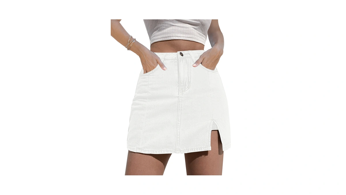Luvamia High Waisted Shorts Skorts With Pockets For Woman Brilliant