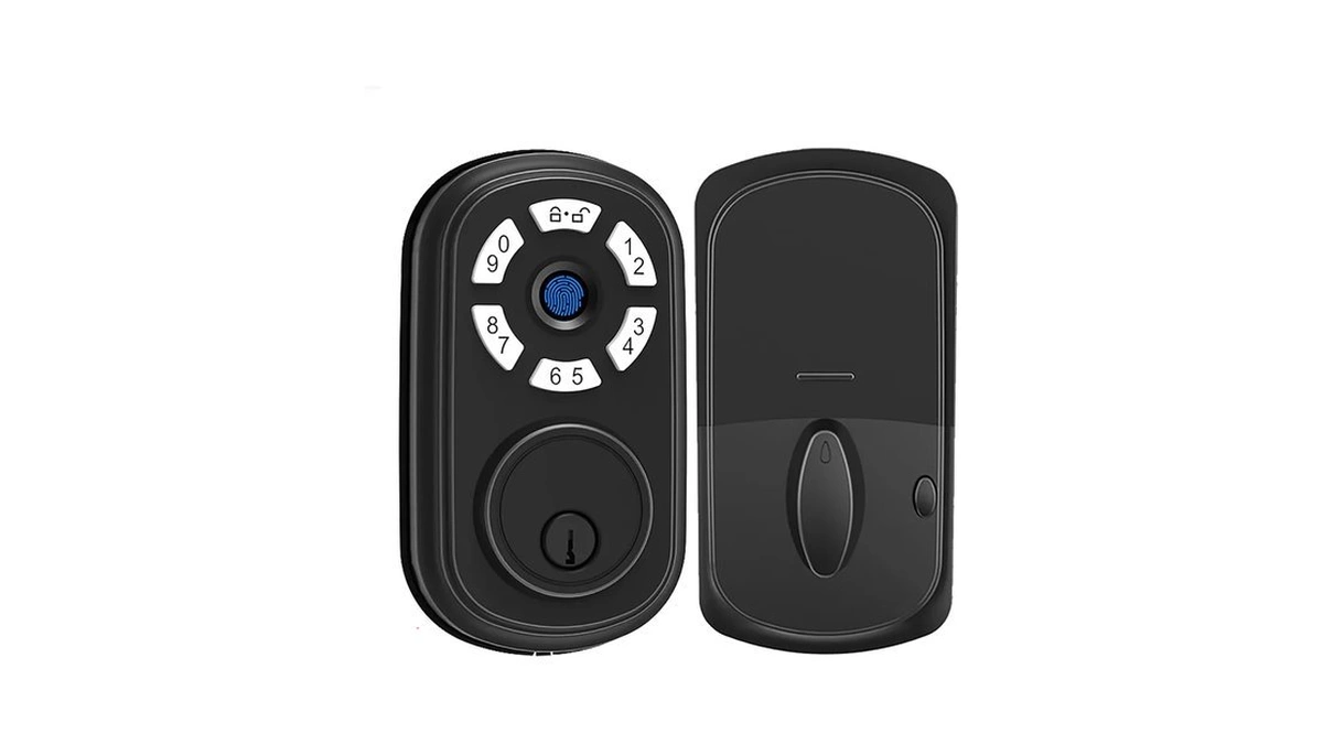 Smart Fingerprint Door Lock, Keyless Entry Biometric Deadbolt For Front