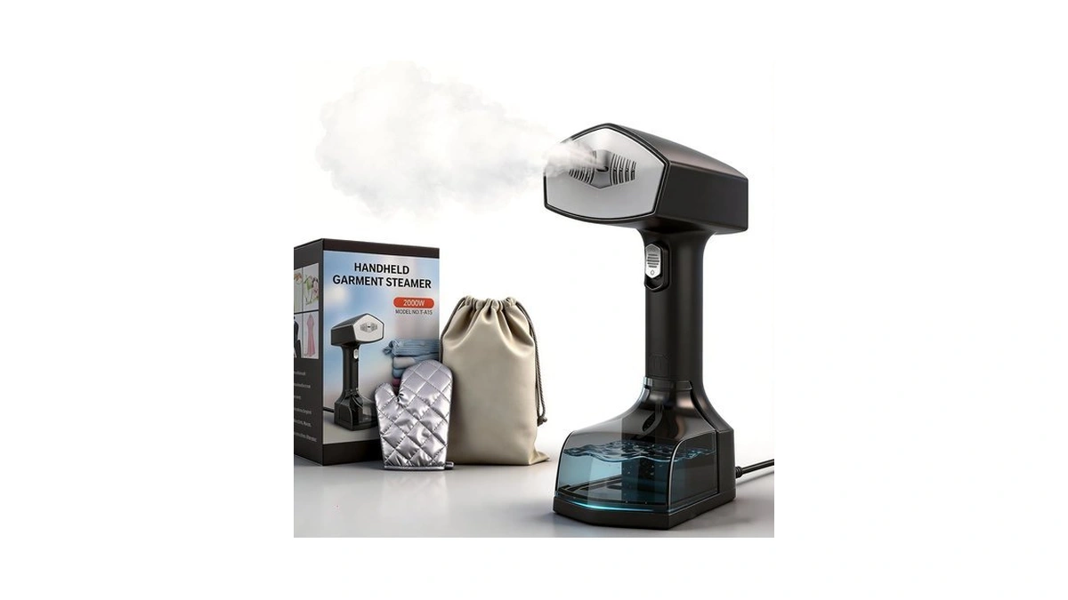 Handheld Garment Steamer For Clothes, 2000w, 10s Heat-up, 350ml Tank