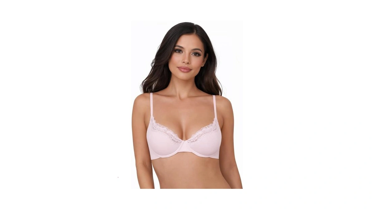 Soulina Soft Lace Underwire Bra For Women – Comfortable Everyday
