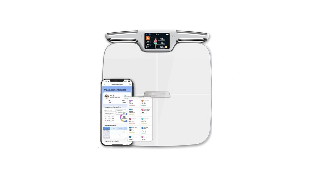 Witcaremed Smart Scale For Body Weight With Bmi, Body Fat,
