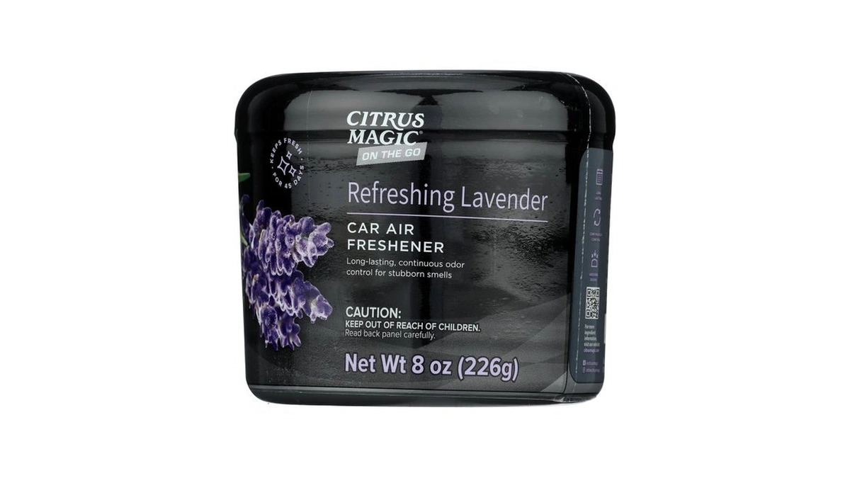 Citrus Magic Auto Solid Air Fresheners, Refreshing Lavender, 8 Oz
