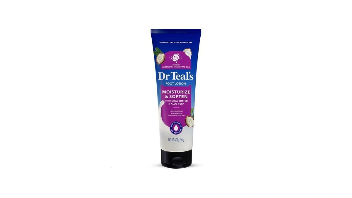 Dr Teal's Foot Cream, Moisturize & Soften, With Shea Butter