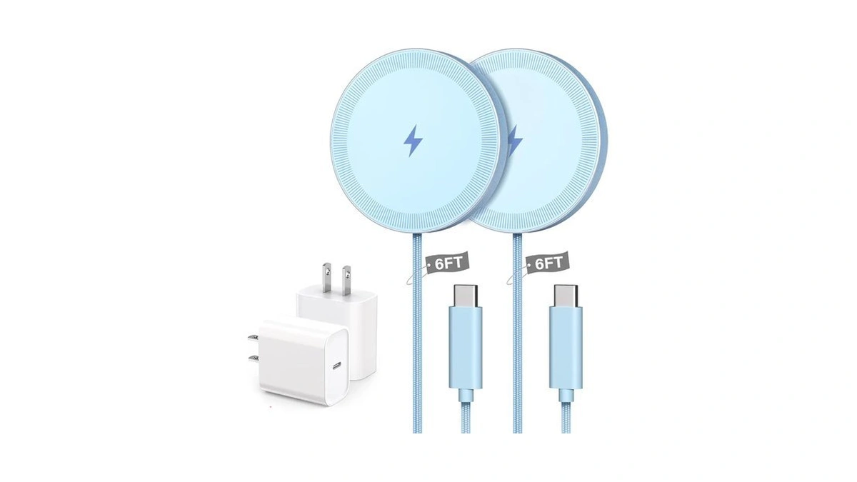 6ft Magnetic Wireless Charger Charging Pad - 15w Fast Phone