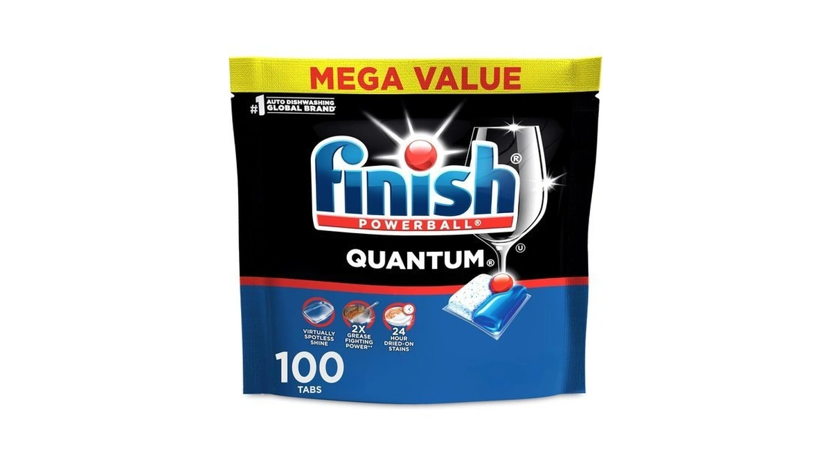 Finish Quantum Dishwasher Pods, No Pre-rinse Dishwasher Detergent Soap Removes