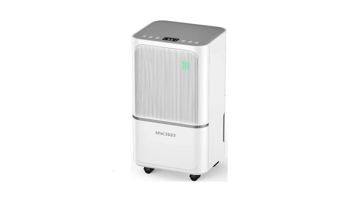 34 Pints Dehumidifier For Basement With Drain Hose Up To