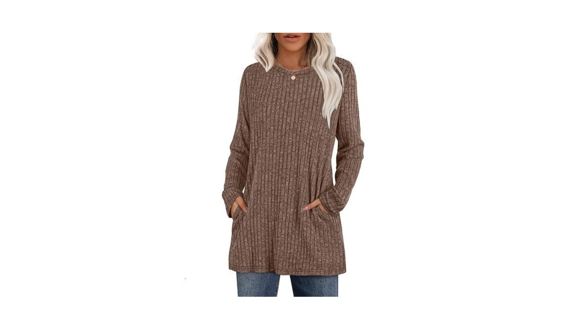 Xieerduo Fall Sweaters For Women 2026 Long Sleeve Tops With