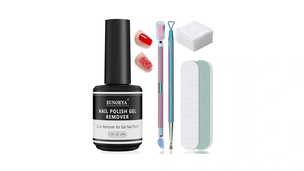 Eunoeya Gel Nail Polish Remover, Quick Gel Polish Remover Acetone-free,