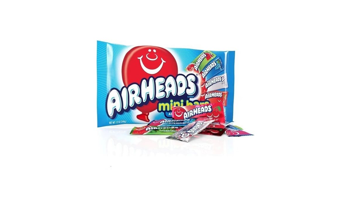 Airheads Mini Candy Bars, Taffy Variety Pack, 12 Oz Bag