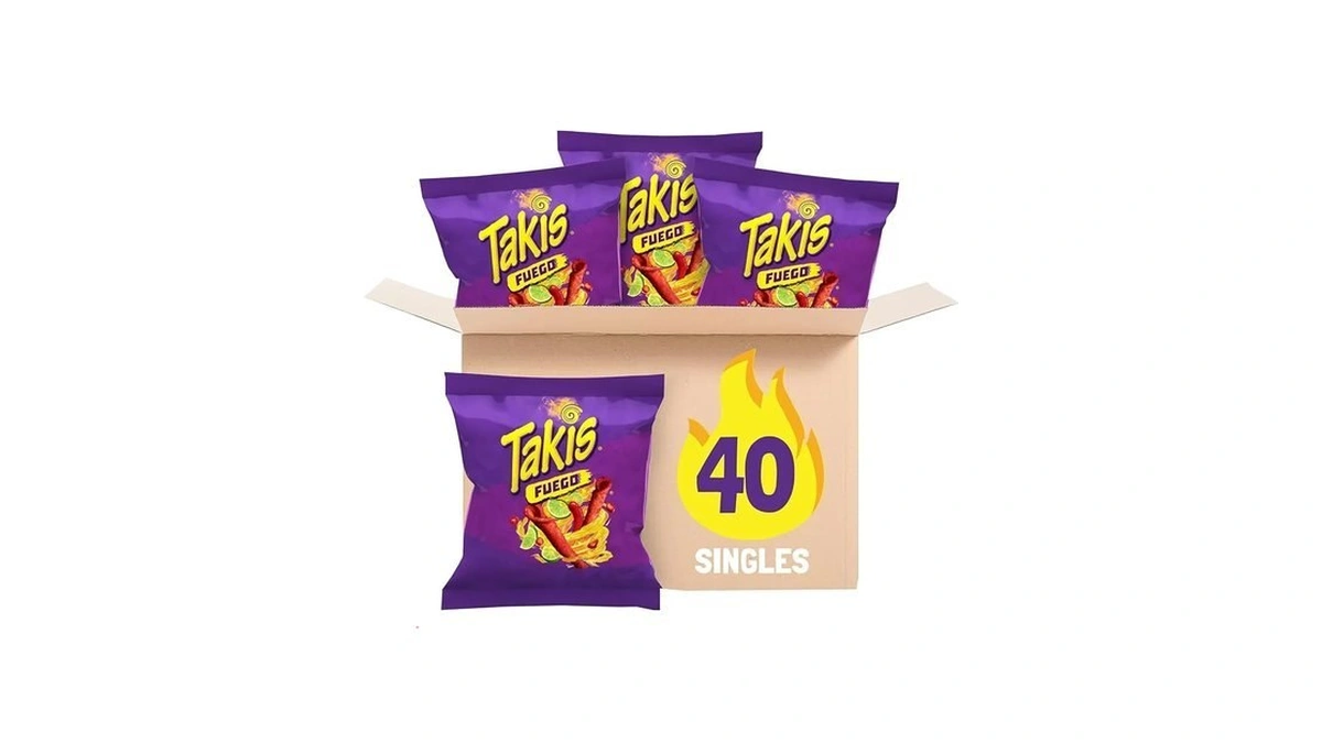Takis Fuego 40 Count 1 Oz Snack Size Multipack -