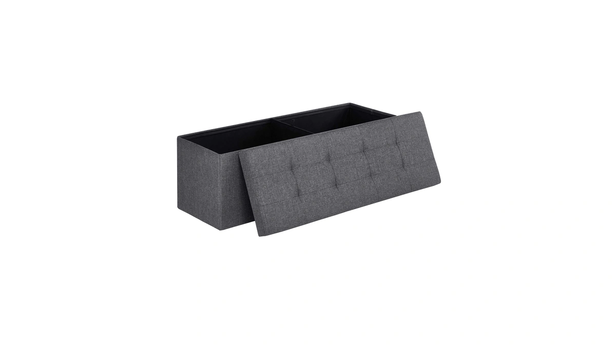 Songmics Mazie Collection - 43 Inches Folding Storage Ottoman Bench,