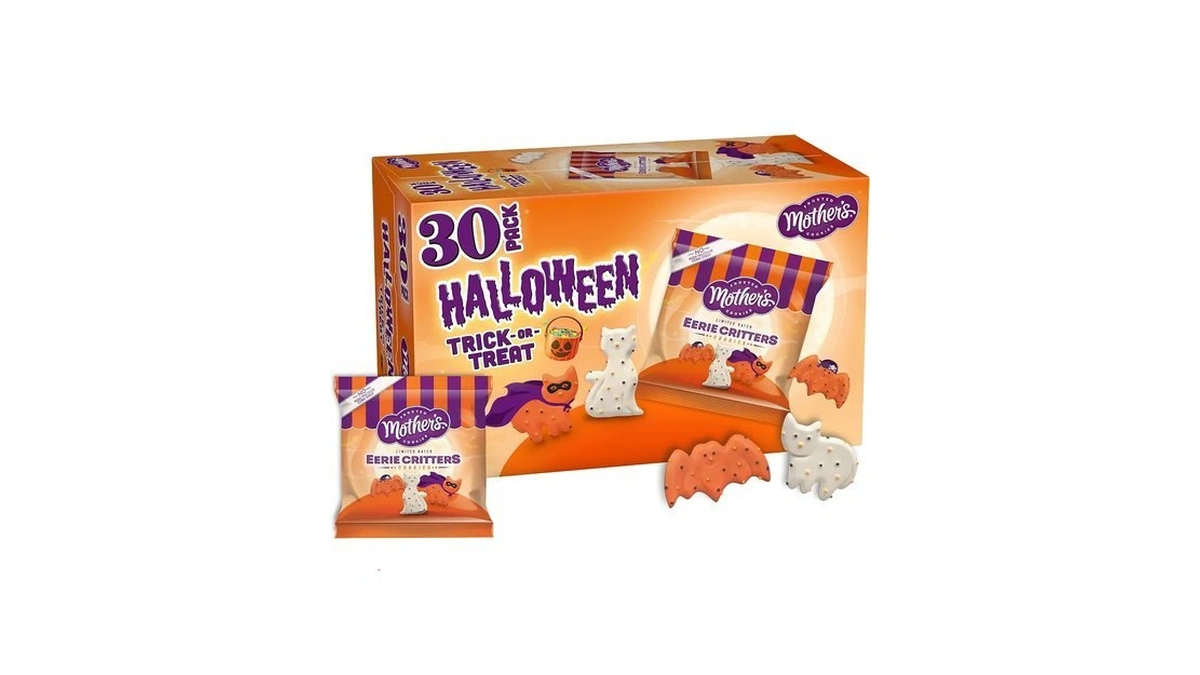 Mother’s Circus Halloween Animal Cookies, Snack Pack Halloween Treats For