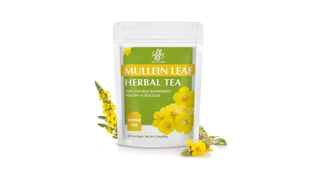 Mullein Tea Bags For Lung & Respiratory, Throat Comfort 40