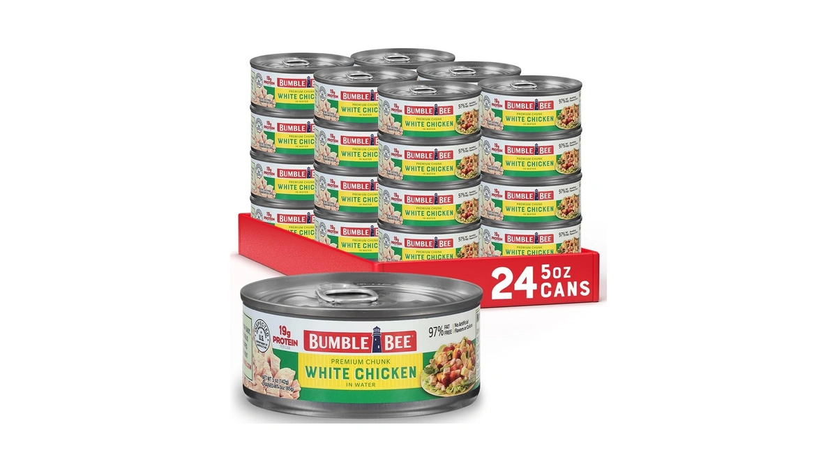 Bumble Bee White Chicken Breast With Rib Meat In Water,