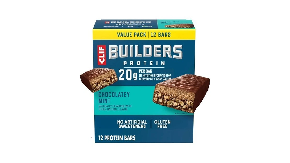 Clif Builders Protein Bars - Chocolatey Mint - 20g Plant