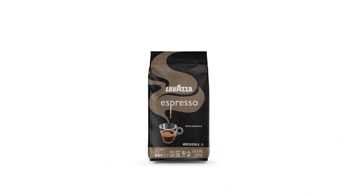 Lavazza Espresso Ground Coffee, Medium Roast, 100% Arabica, 20 Oz