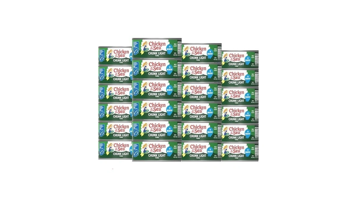 Chicken Of The Sea Wild Caught Chunk Light Tuna, 5