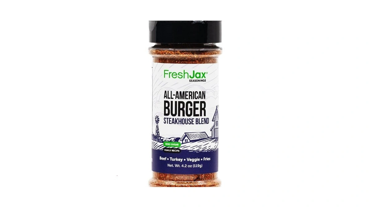 All-american Burger Steakhouse Blend Freshjax Hamburger Grill Bbq Rub 4.2oz