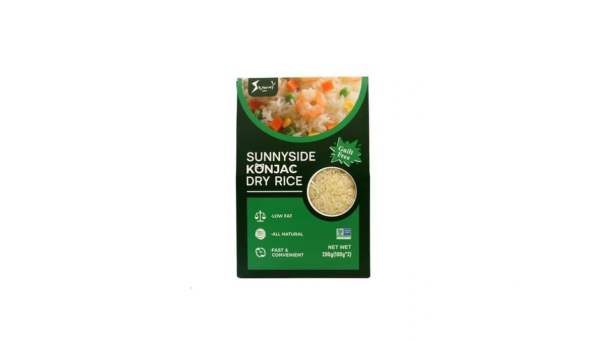 Sunnyside Dried Konjac Rice - Fast Cooking Rice Alternative, Pack