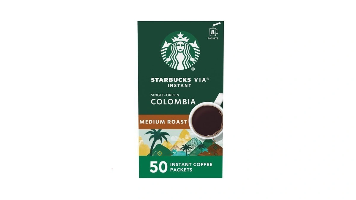 Starbucks Via Ready Brew Colombia Coffee, 50-count