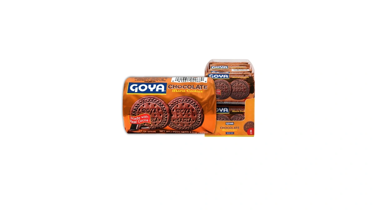 Goya Foods Chocolate Maria Cookies, 3.5 Ounce (pack Of 8)